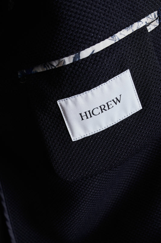 Americana punto azul marino