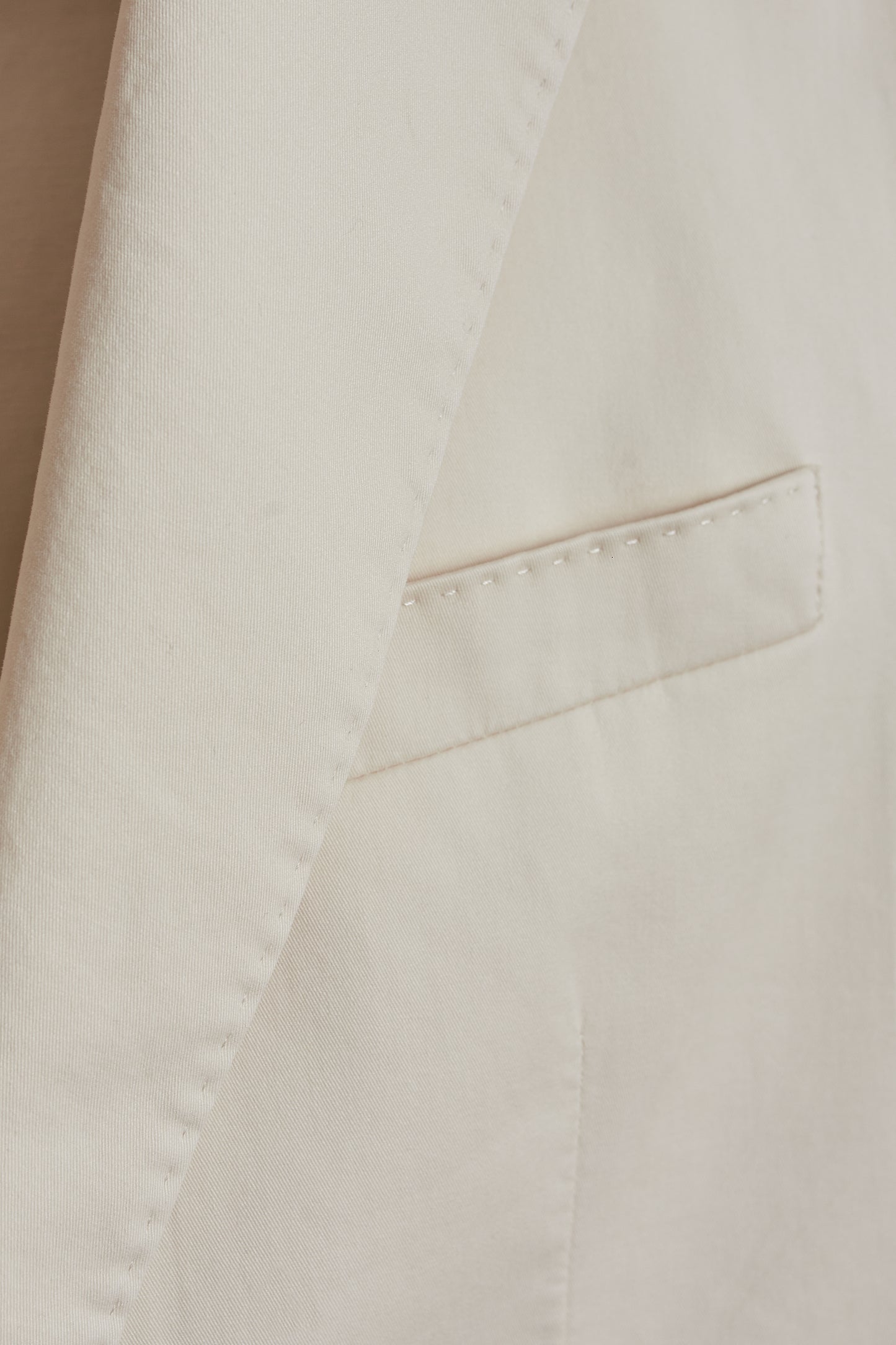 Americana algodón crema