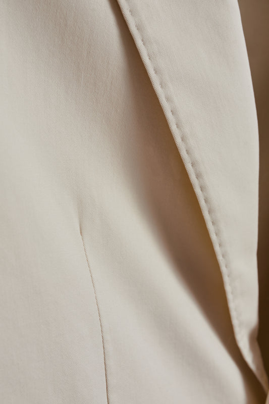 Americana algodón crema