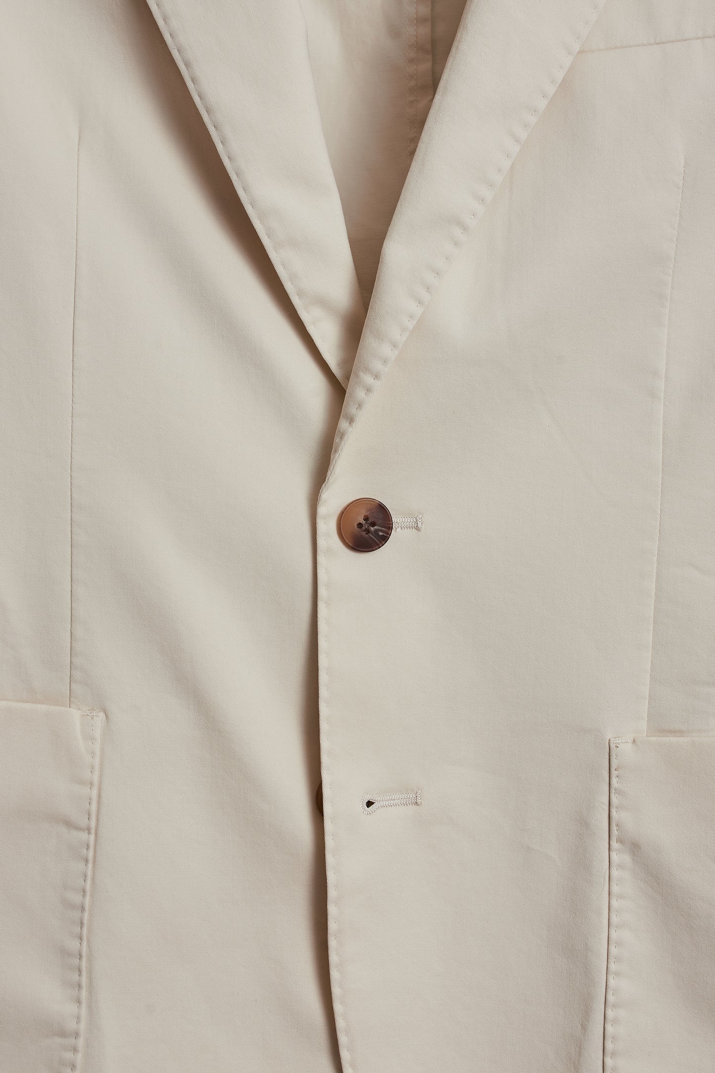 Americana algodón crema