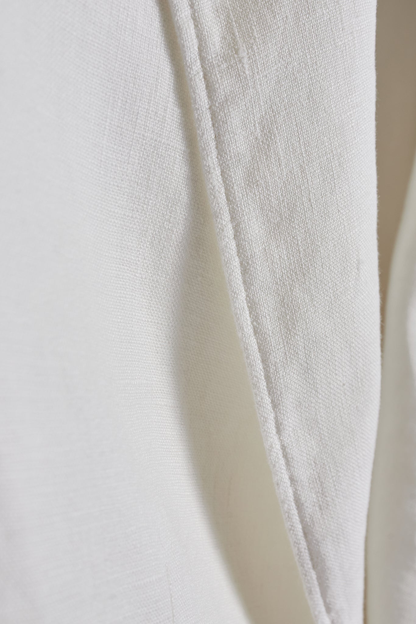 Americana lino blanca