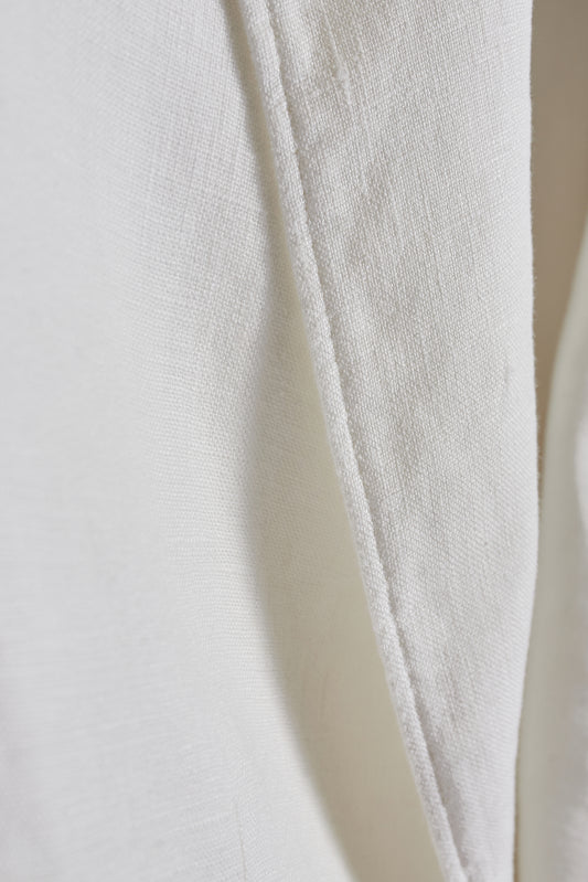 Americana lino blanca