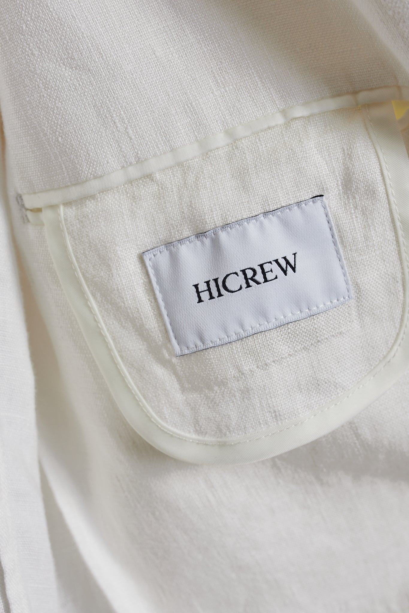 Americana lino blanca