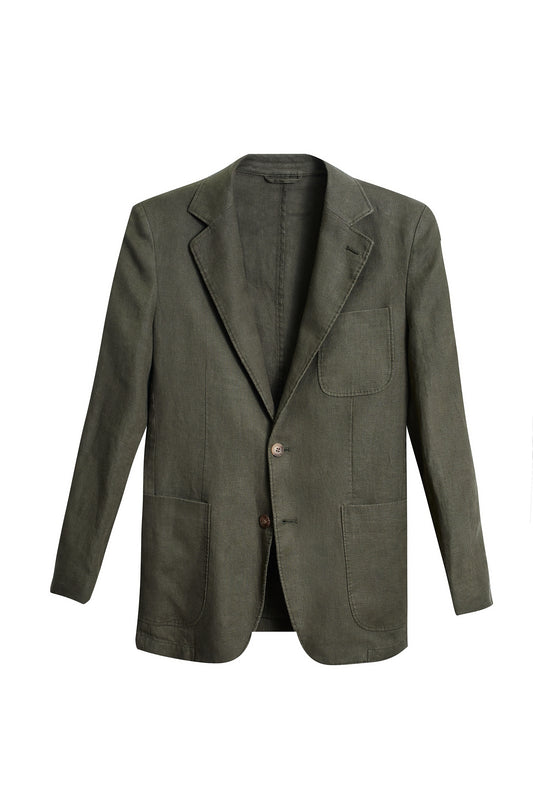 Americana lino verde