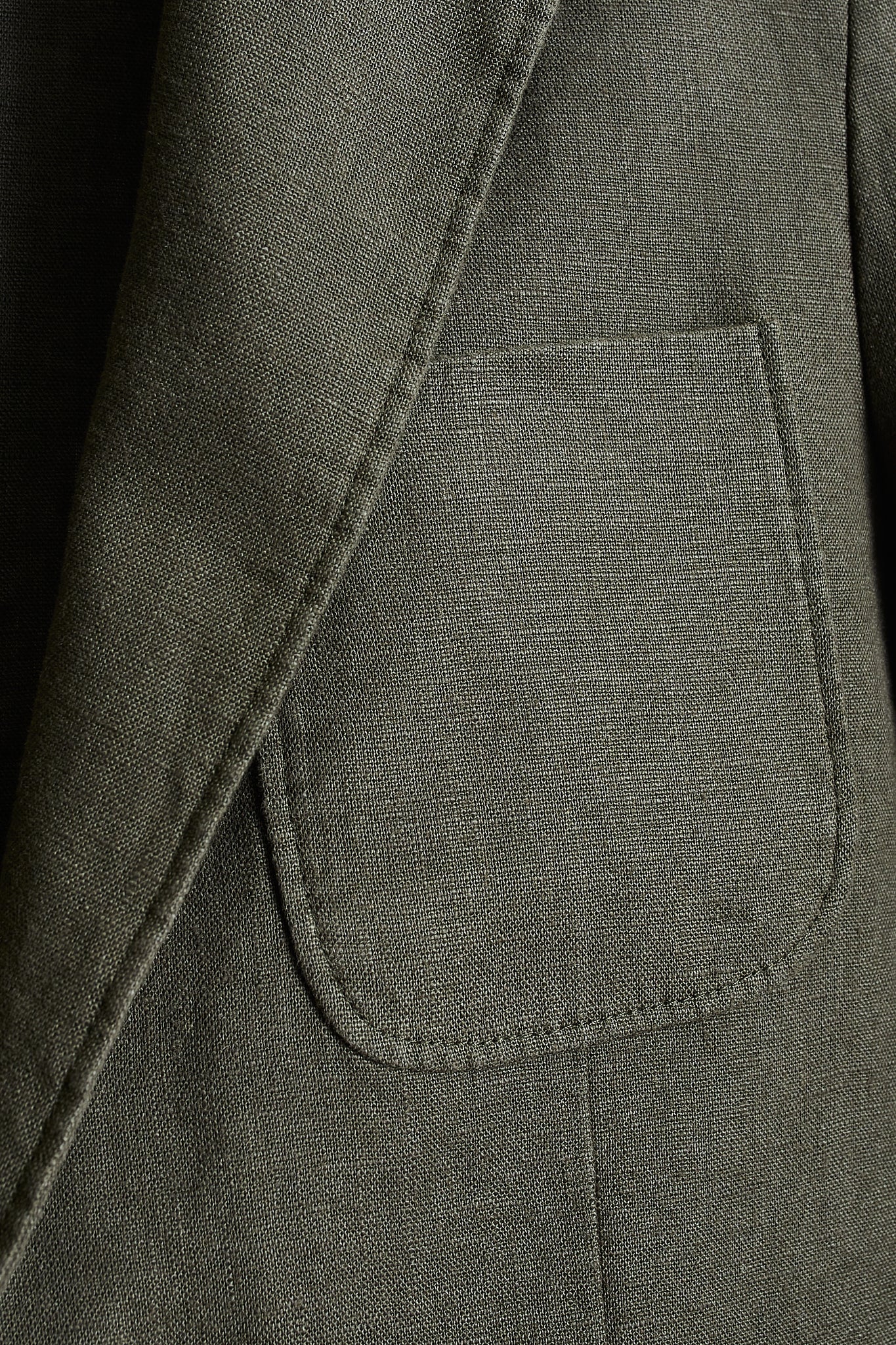 Americana lino verde