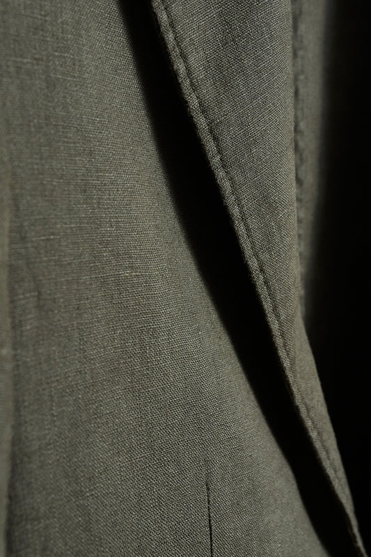 Americana lino verde