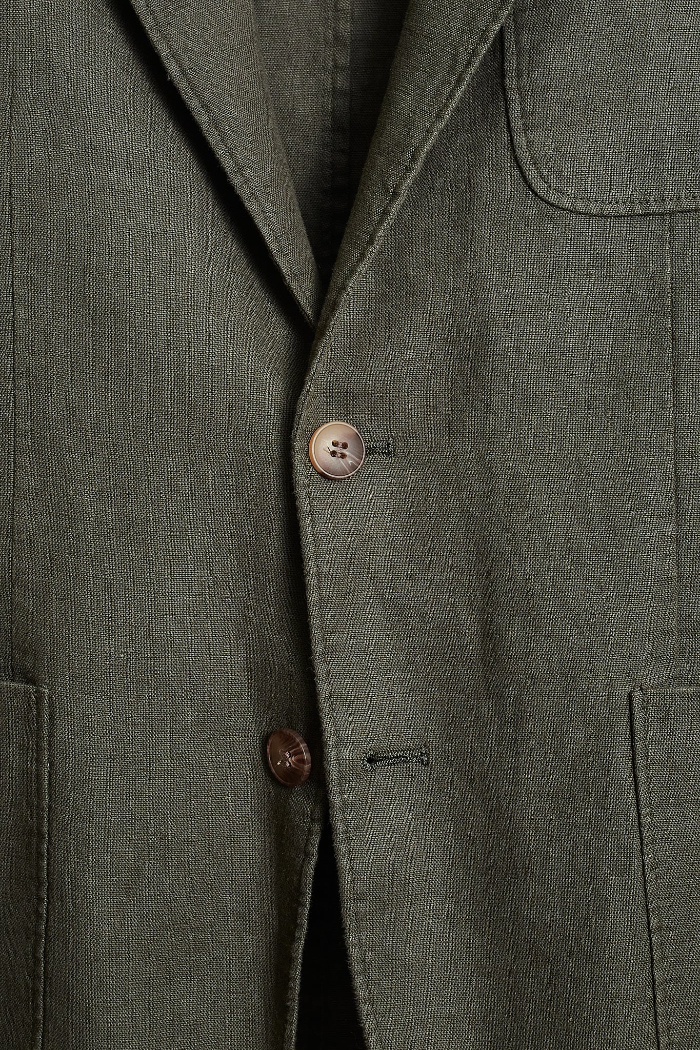 Americana lino verde