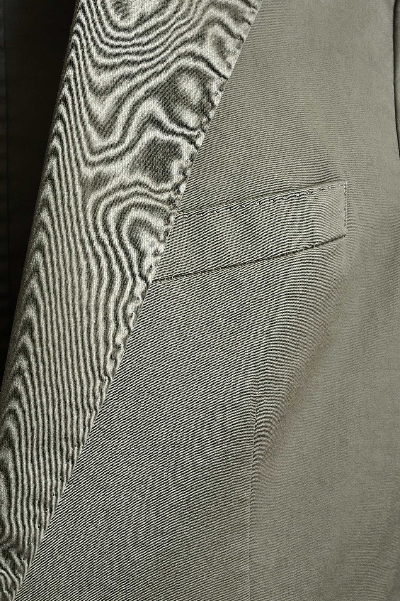 Americana algodón verde