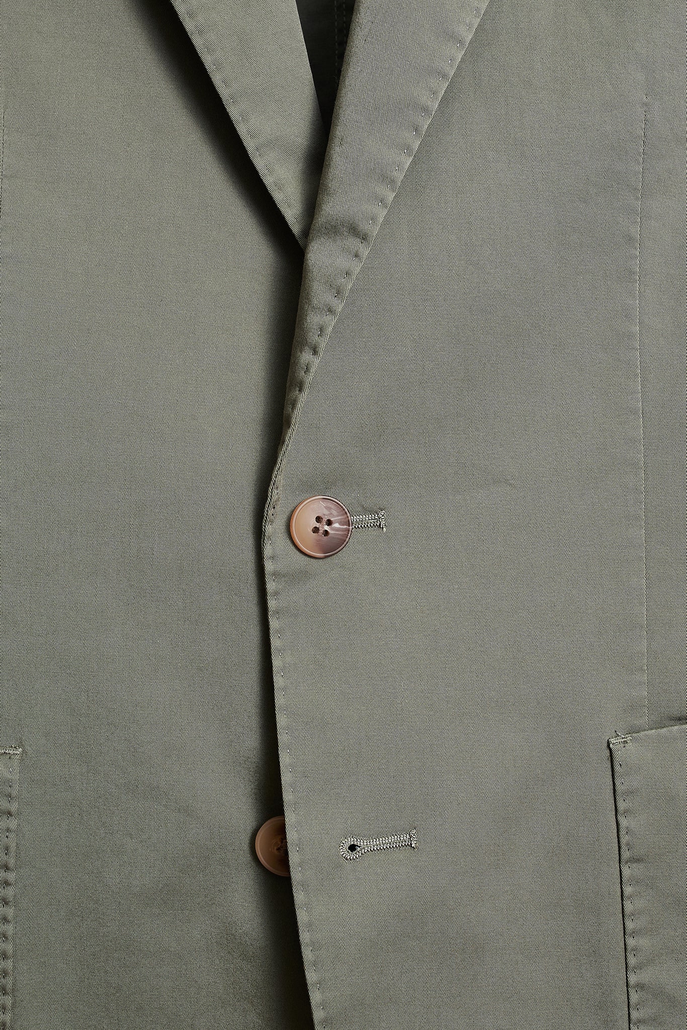 Americana algodón verde