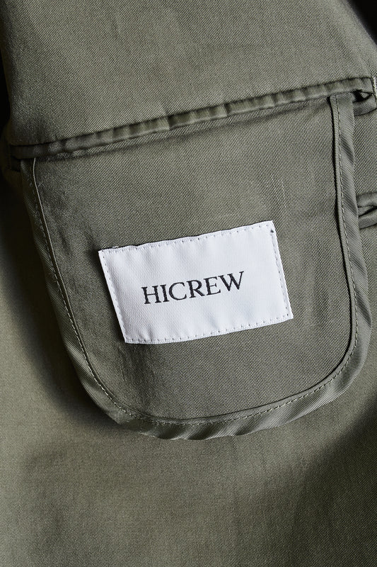 Americana algodón verde