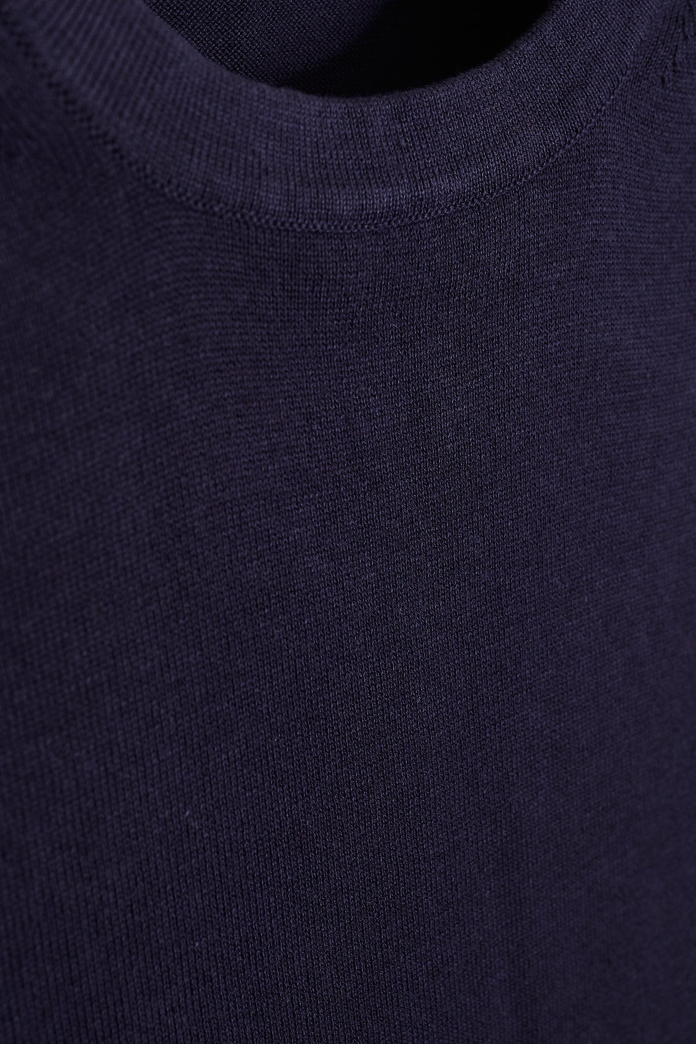 Camiseta punto azul marino