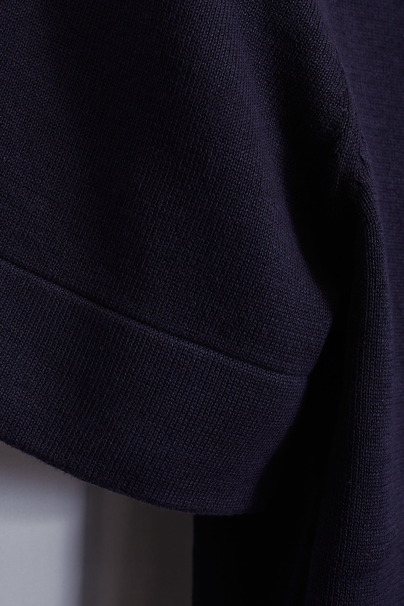 Camiseta punto azul marino