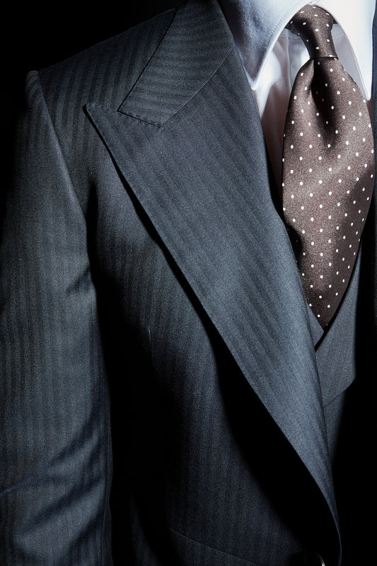 Levita chaque azul marino espiga Ready to Wear