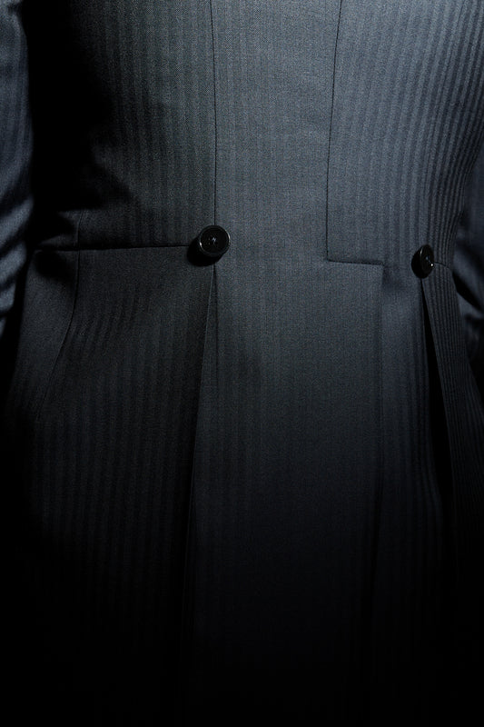 Levita chaque azul marino espiga Ready to Wear