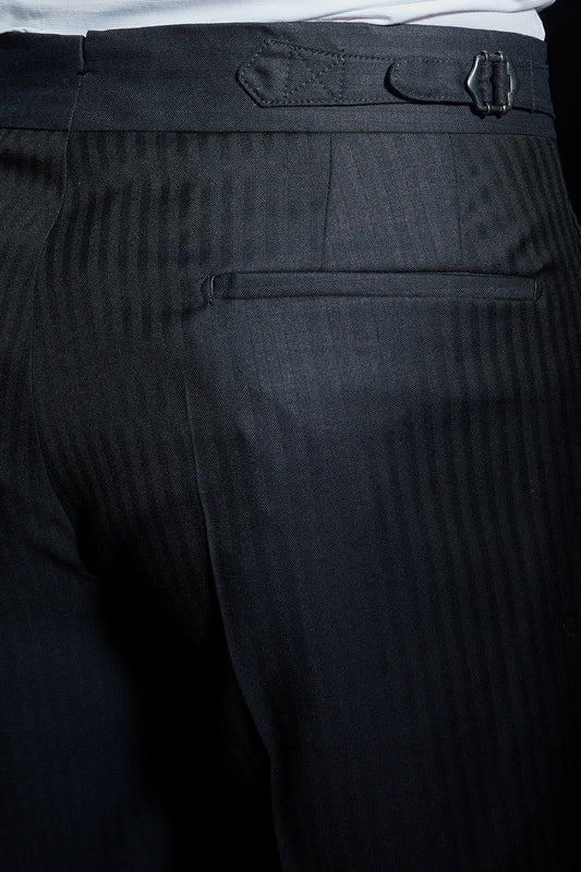 Pantalón sartorial azul marino espiga Ready to Wear