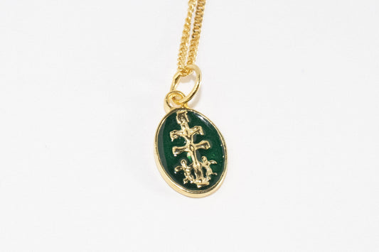 Collar plata cruz caravaca Hippie Crew