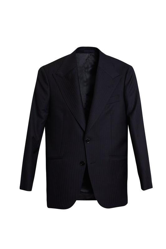 Americana traje azul marino espiga Ready to Wear
