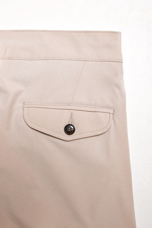 Pantalón cargo pinzas técnico beige