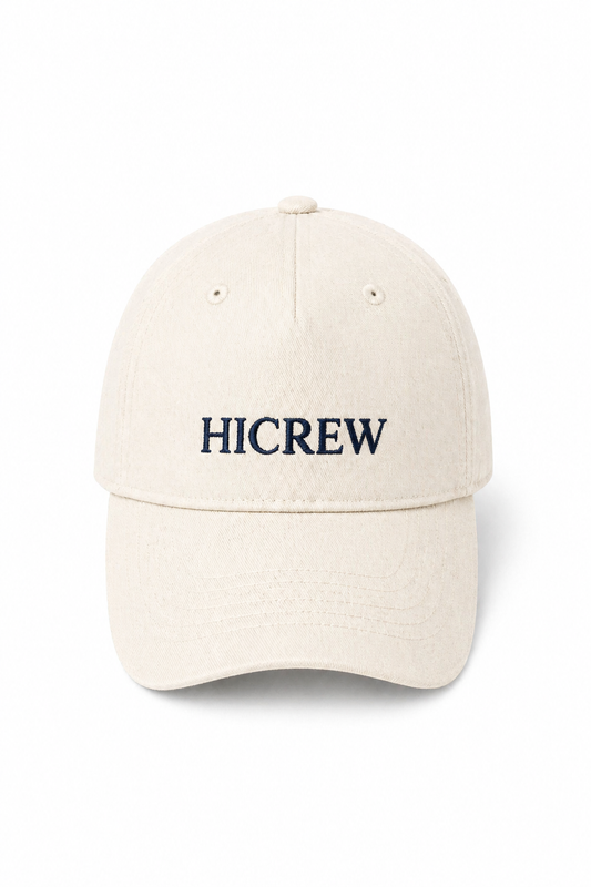 Gorra logo HICREW crema