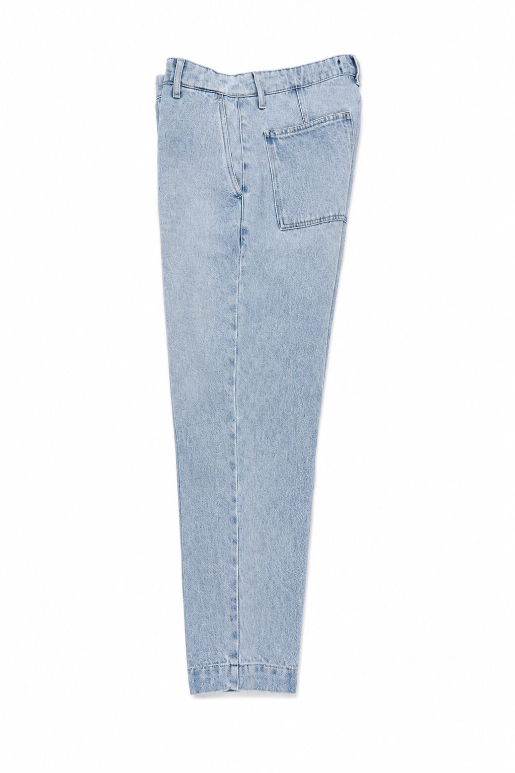 Pantalón denim relaxed azul claro