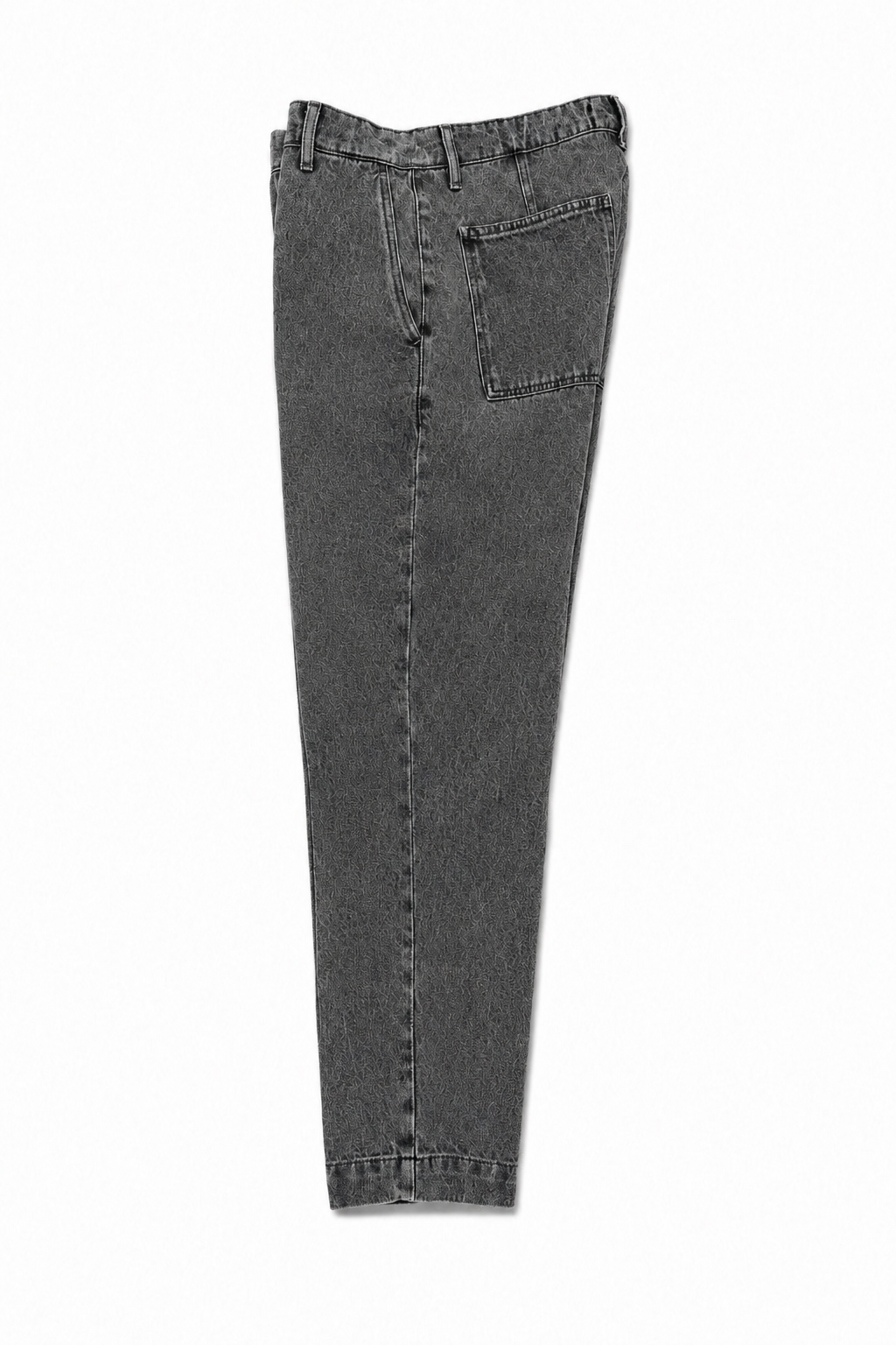 Pantalón denim relaxed gris