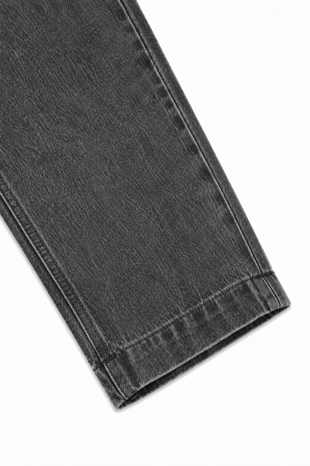 Pantalón denim relaxed gris