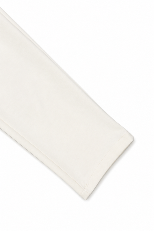 Pantalón punto ligero off white