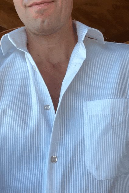 Camisa jaretas blanca