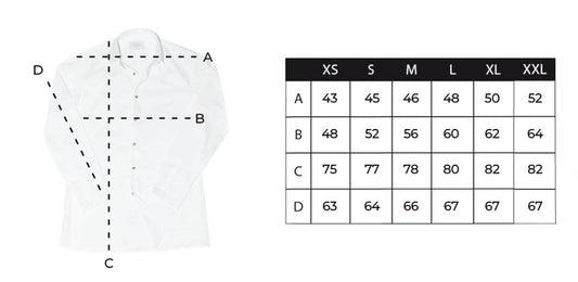 Camisa jaretas blanca
