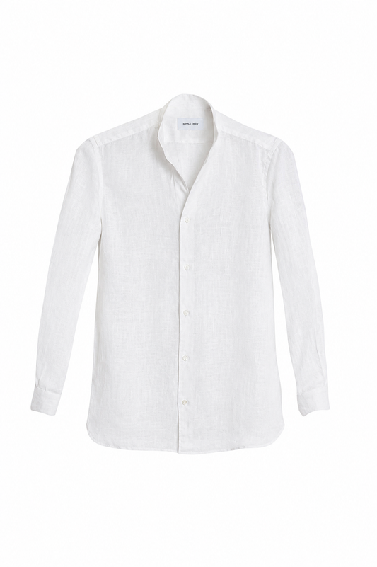 Camisa Mao lino blanca