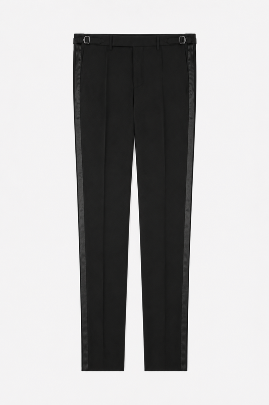 Pantalón smoking negro