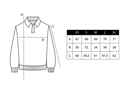 Jersey polo lana merino azul marino