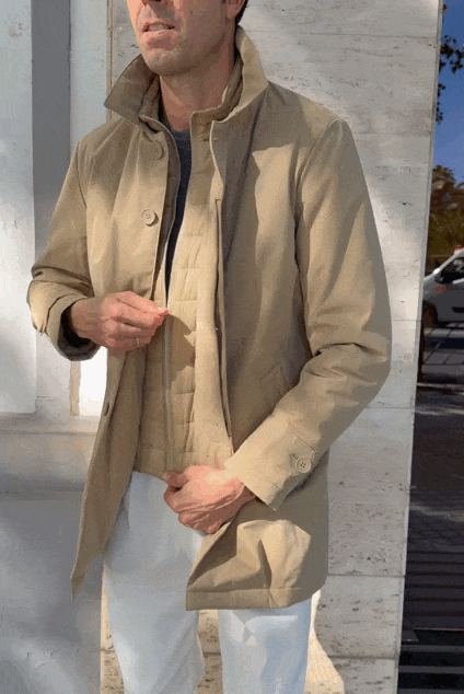 Abrigo Trench camel