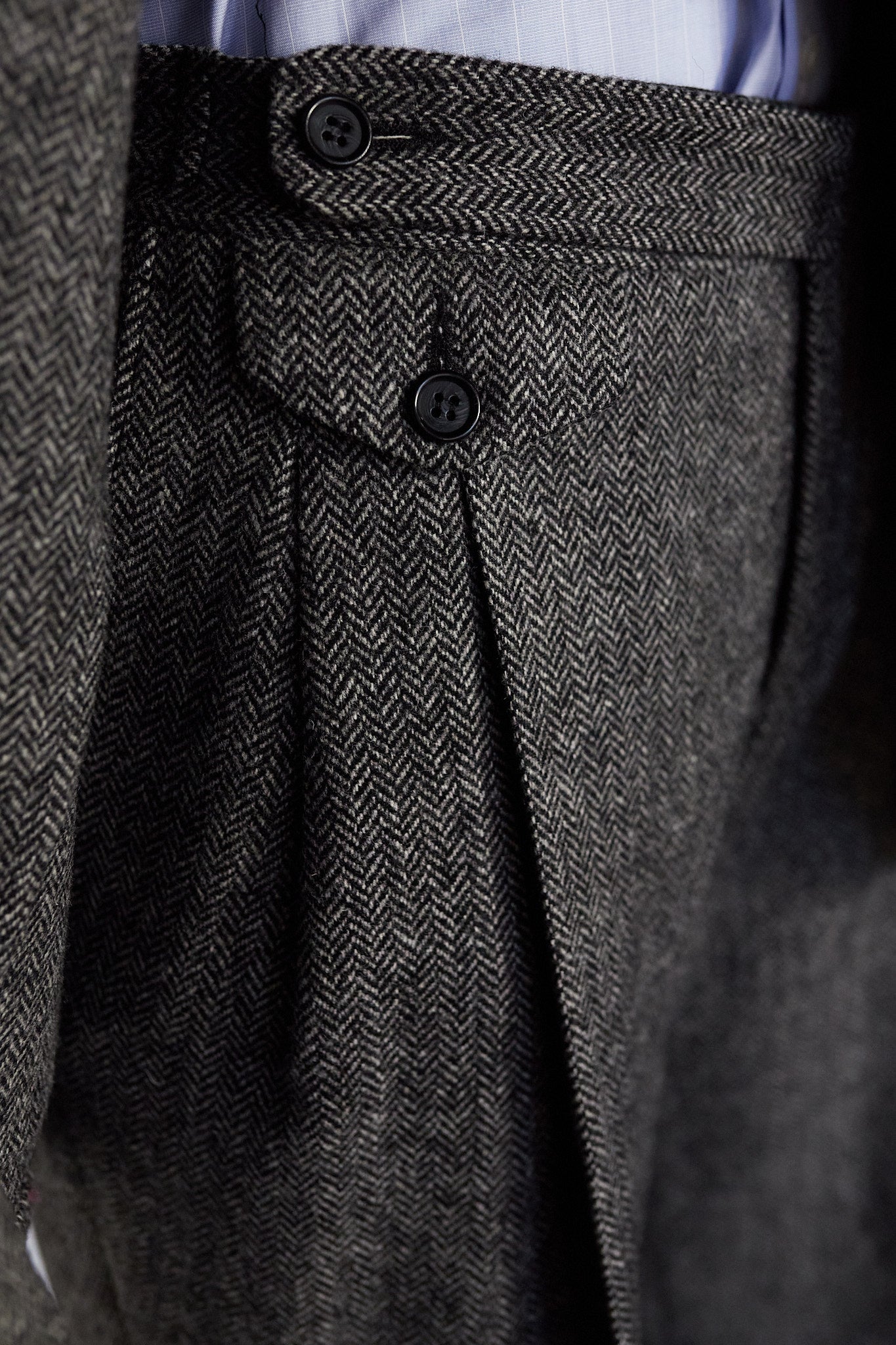 Pantalón Traje espiga gris