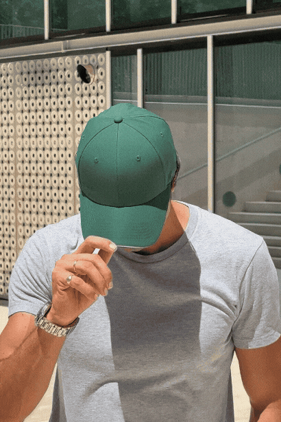 Gorra técnica verde