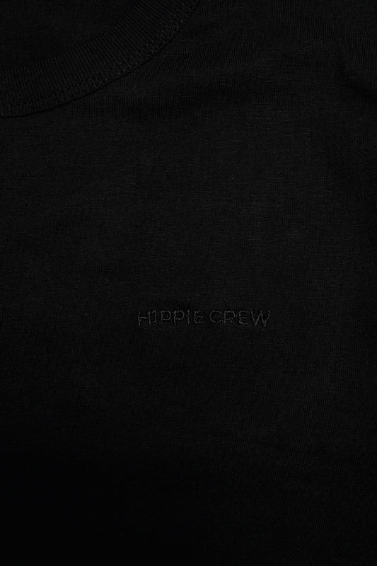 Camiseta cuello redondo negra