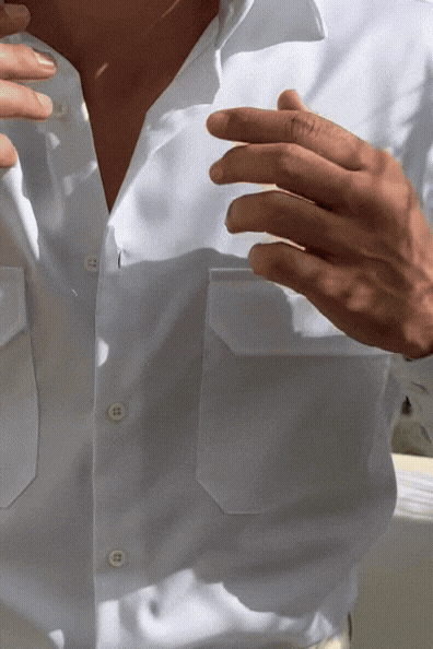 Camisa travel blanca