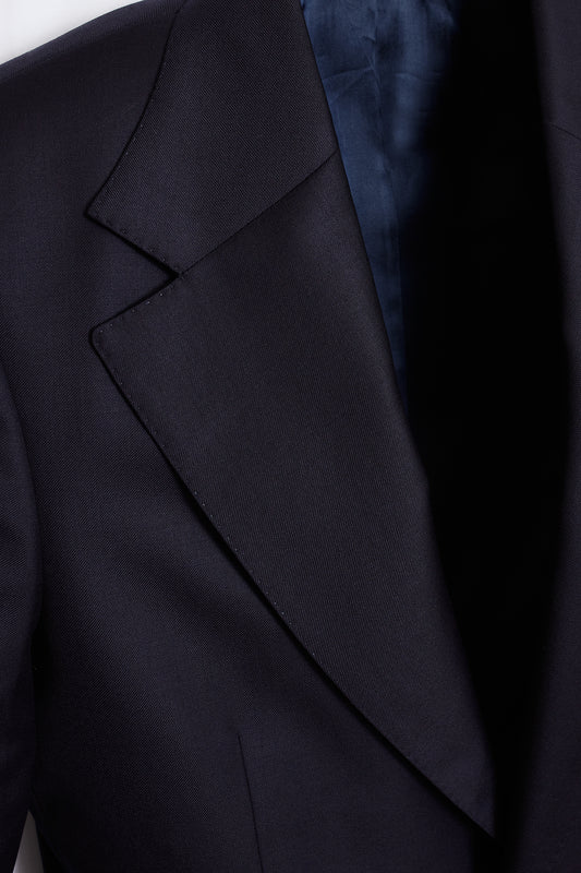 Americana traje azul marino solapa clásica Ready to Wear
