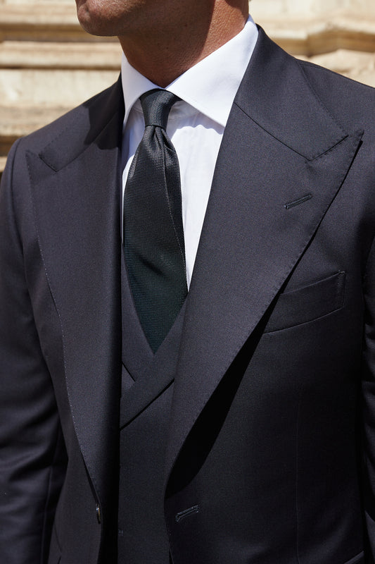 Americana traje azul marino solapa punta Ready to Wear