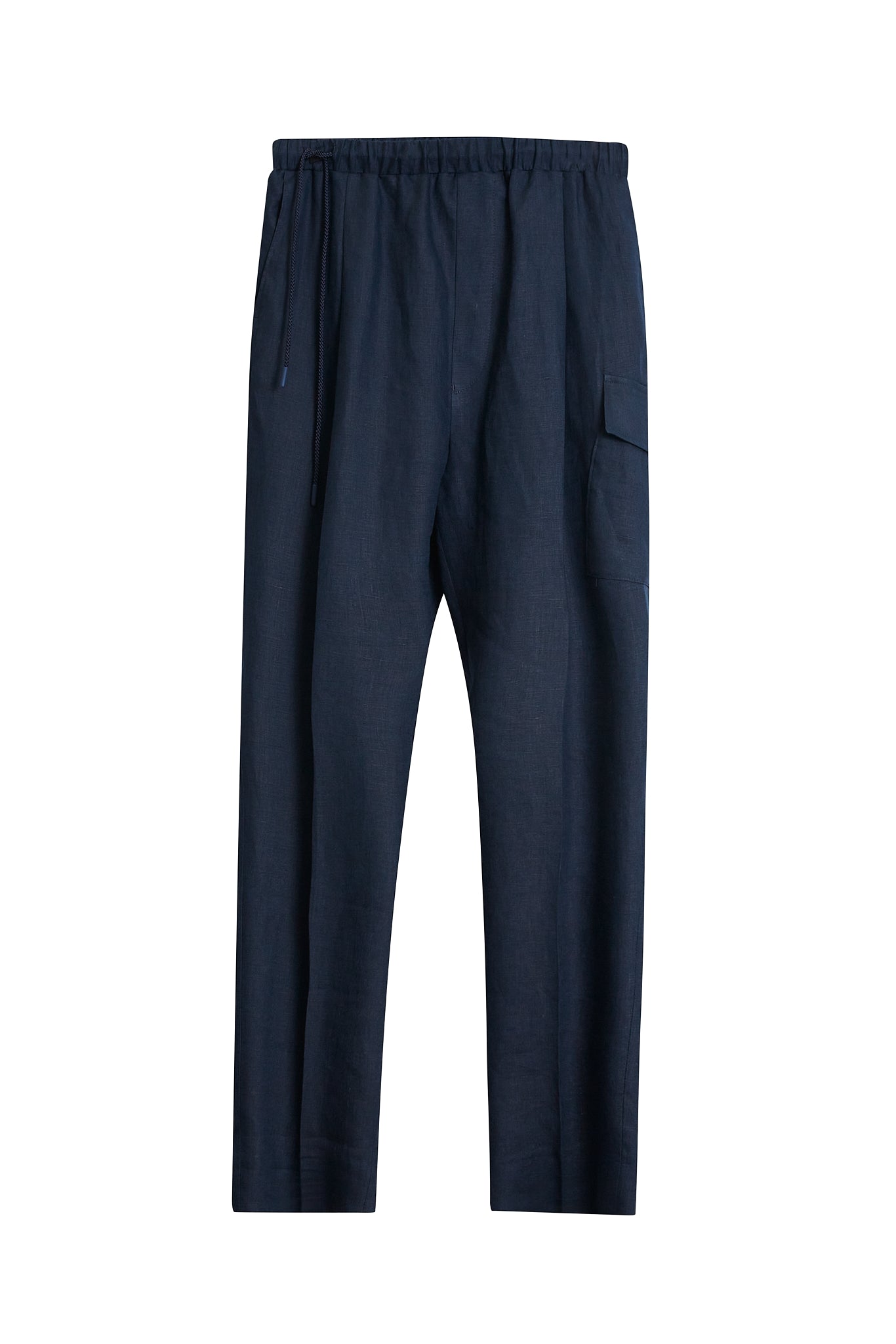 Pantalón fluido lino summer azul marino -PRE ORDER-