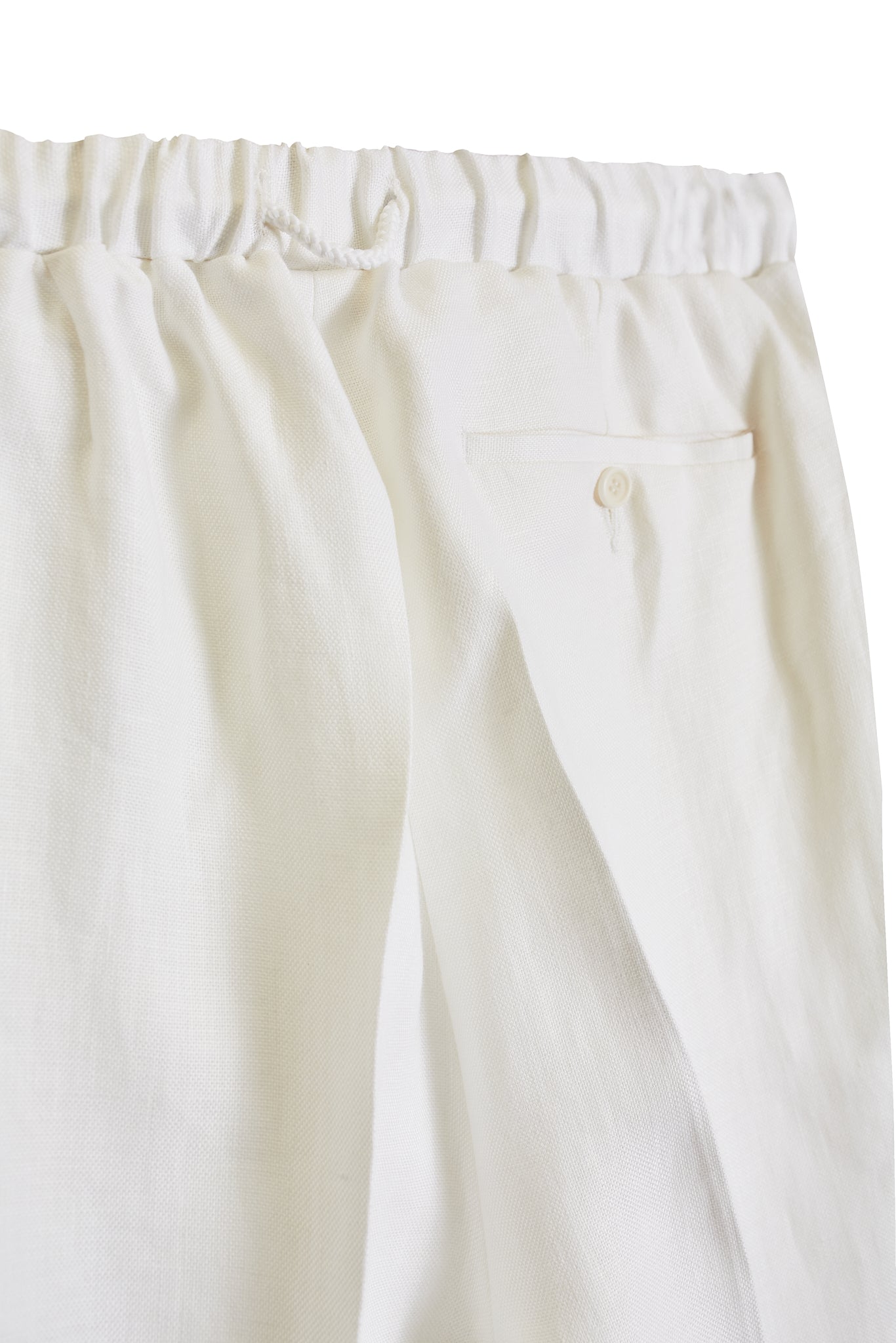 Pantalón fluido lino summer blanco -PRE ORDER-