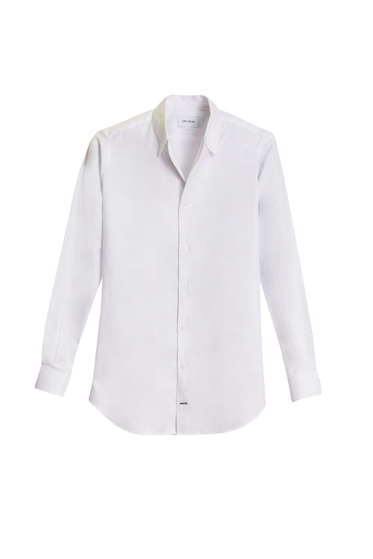 Camisa cuello minimal blanca