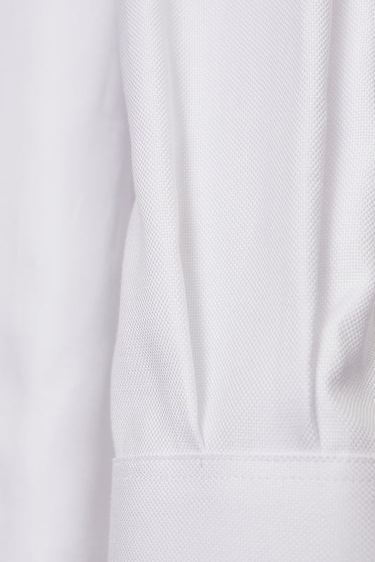 Camisa cuello minimal blanca