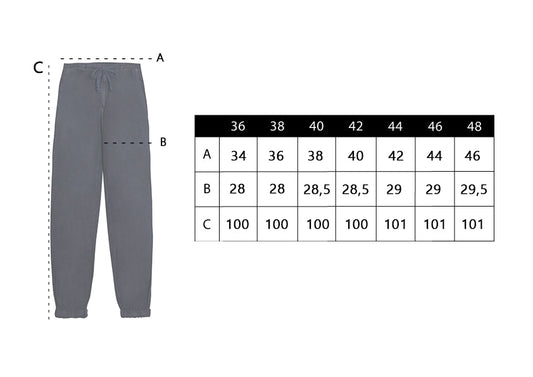 Pantalón jogger lino blanco