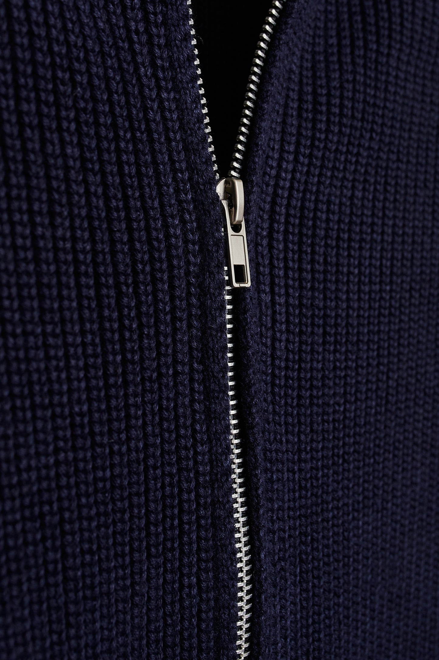 Cárdigan cremallera azul marino PRE ORDER