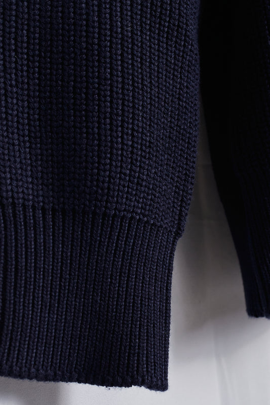 Cárdigan cremallera azul marino PRE ORDER