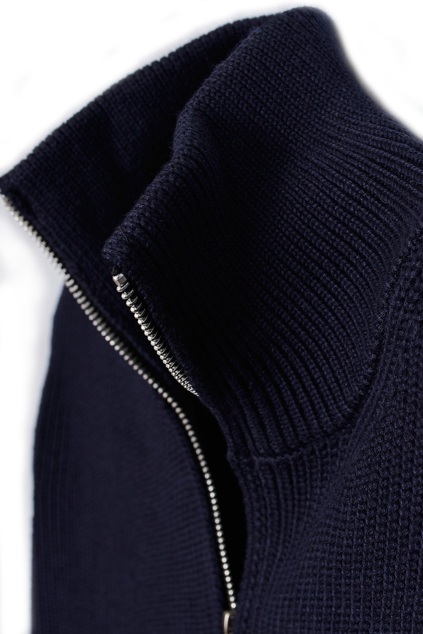 Cárdigan cremallera azul marino PRE ORDER