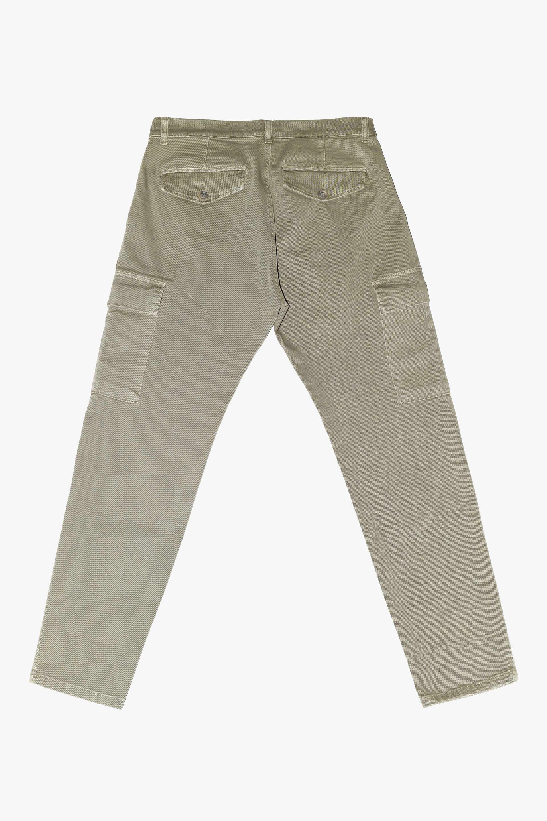 Pantalón bolsillos verde Hippie Crew