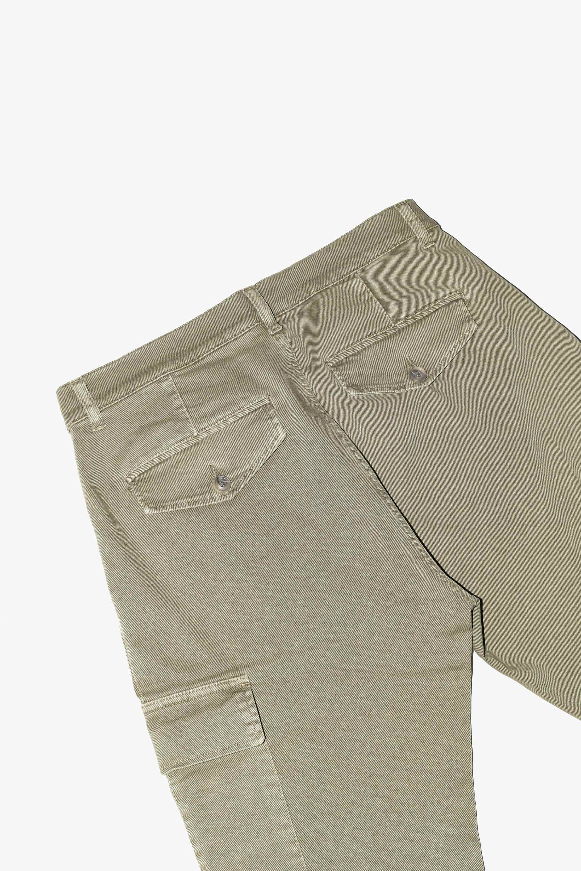 Pantalón bolsillos verde Hippie Crew