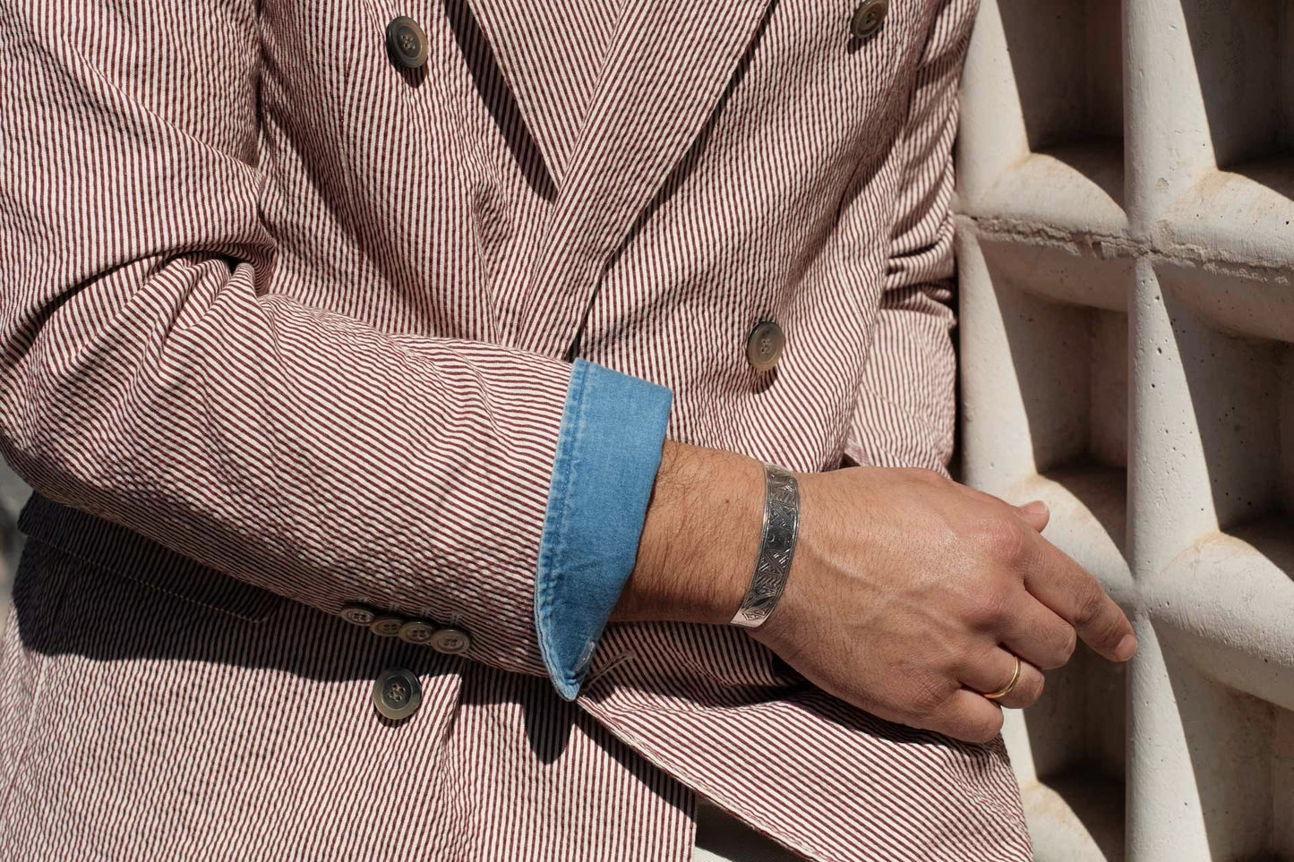 Pulsera Plata Brazalete Tuareg Hippie Crew